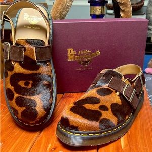 Dr. Martens Jorge Ocelot Mules US 10 Women | Made in England | Original Package